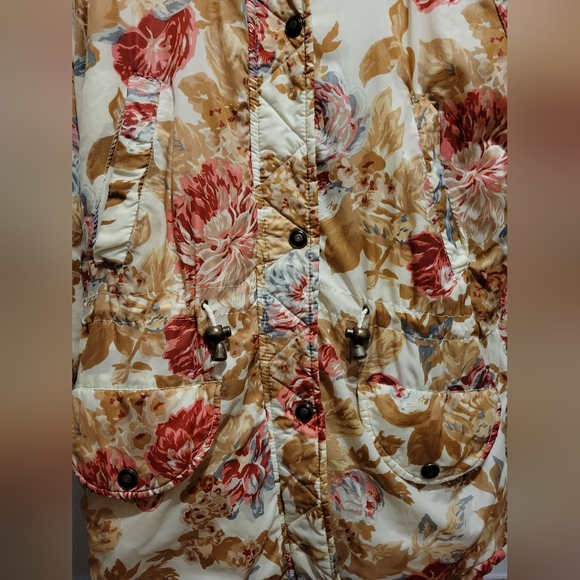 OVERSIZE VINTAGE FLORAL JACKET - Picture 3 of 4